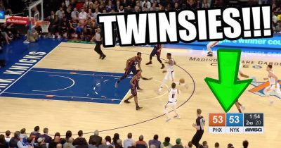 NBA tie game twinsies